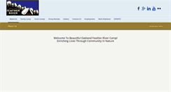 Desktop Screenshot of featherrivercamp.com