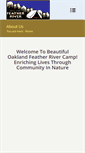 Mobile Screenshot of featherrivercamp.com